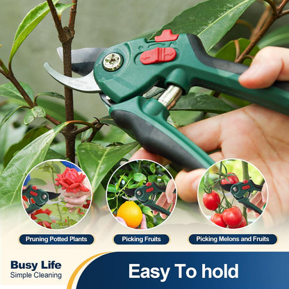 Garden Pruning Shears 2 Pack Garden Clippers Steel Shears Scissors