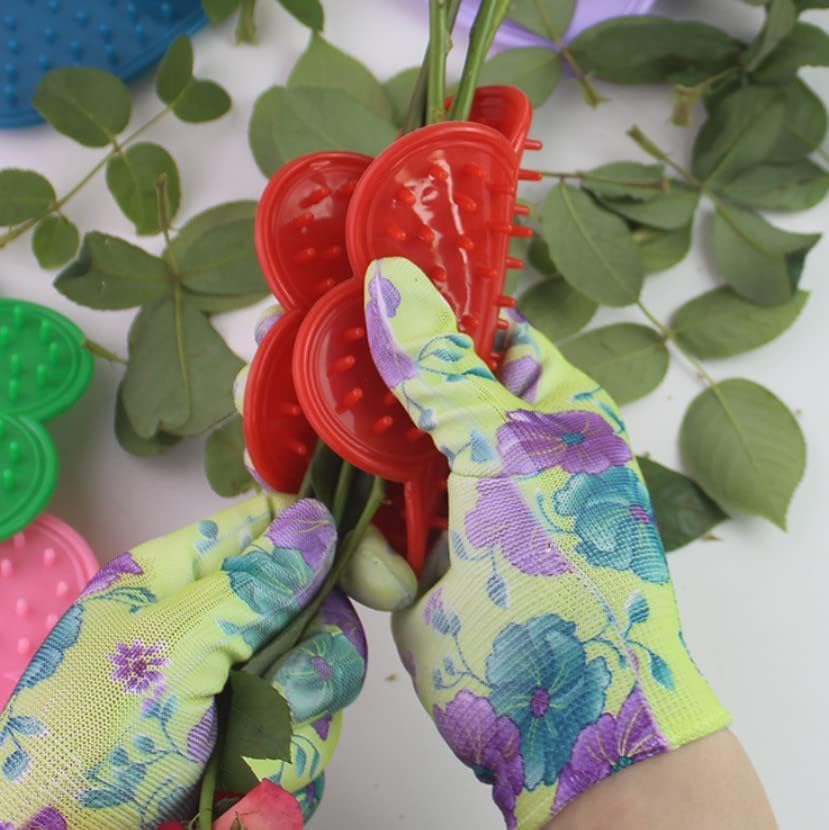 4 pcs Rose Stripper Garden Hand Tool Thorn Remover Tool Thorn and Leaf Stripping Tool
