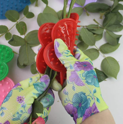 4 pcs Rose Stripper Garden Hand Tool Thorn Remover Tool Thorn and Leaf Stripping Tool