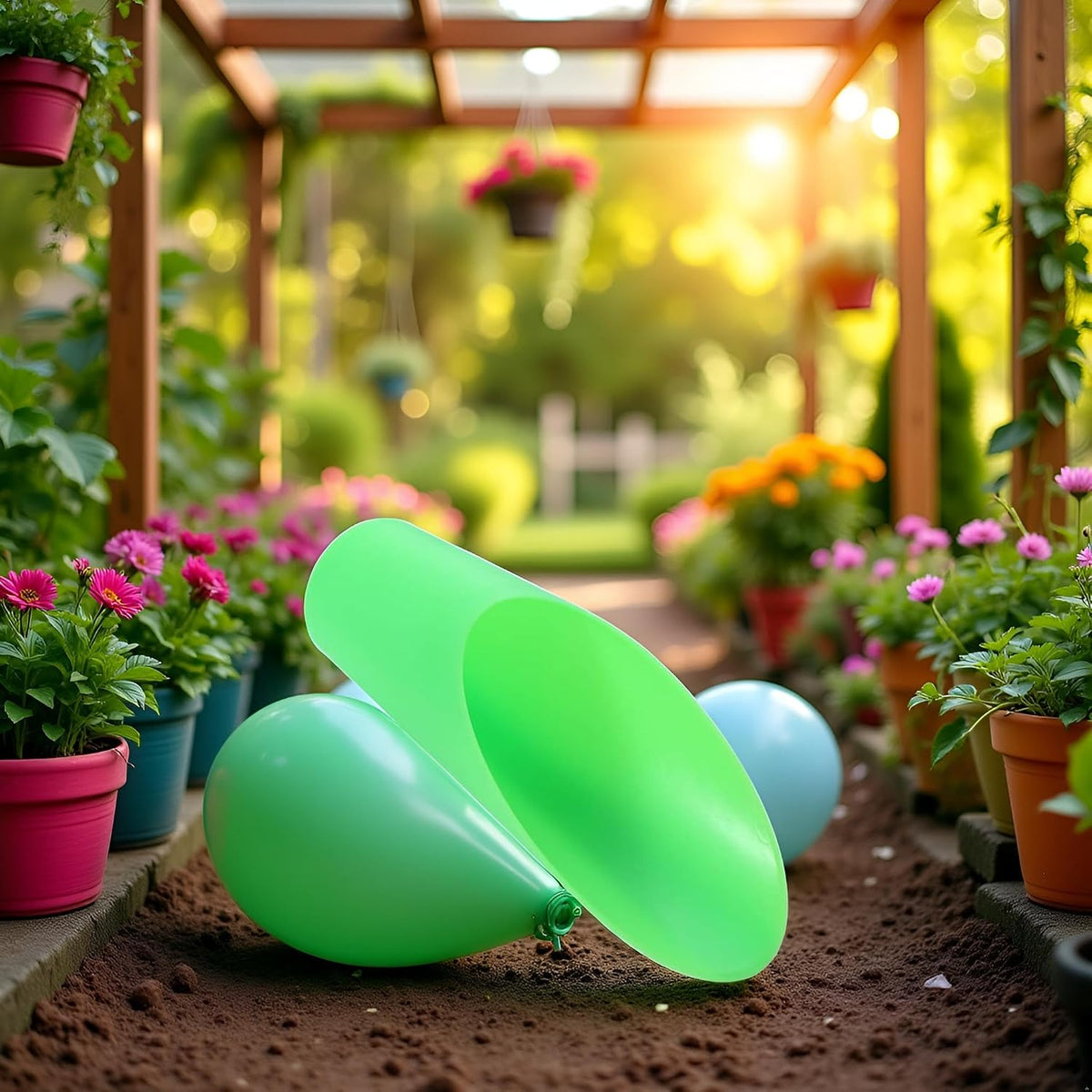 Plastic Garden Soil Scoops, Cup Spade Shovel Mini Colorful Soil Scoops Plant Potting Shovels Bucket Shovel Gardening Tools Hand Tools Shovels (Green)