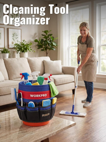 Bucket Tool Organizer with 51 Pockets Fits for 3.5-5 Gallon Bucket