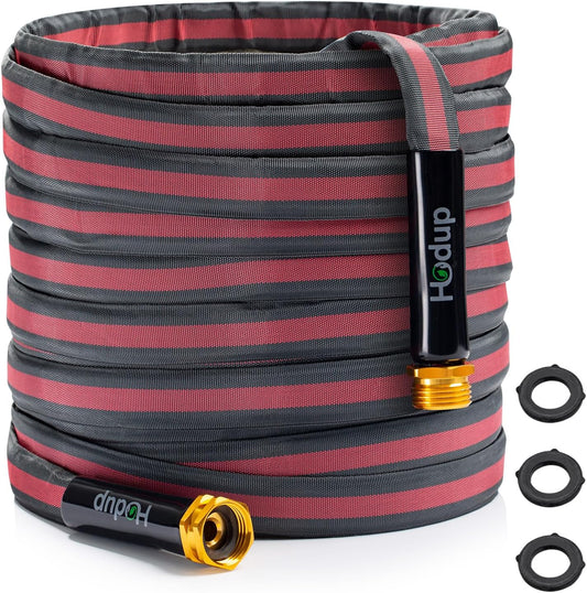 50 FT Garden Hose, Lightweight Flexible Fabric Non-Expanding Water Hose