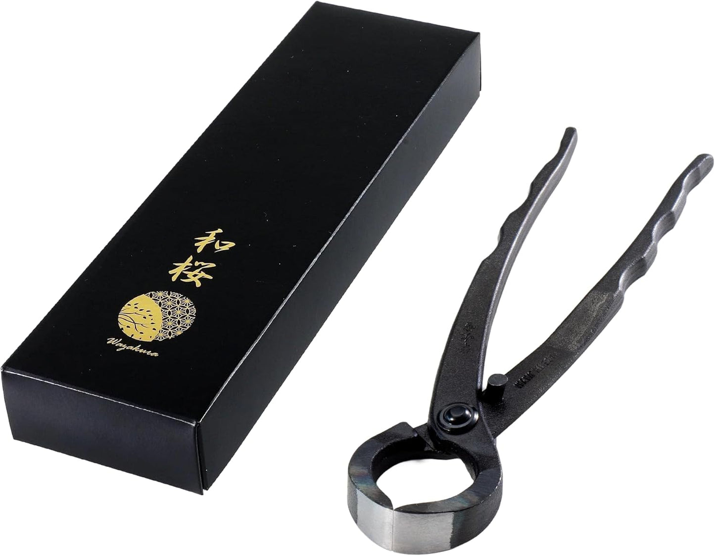 Wazakura Hand Forged Bonsai Root Cutter MADE IN JAPAN 6.7 inch (170 mm), Black Carbon Steel Bonsai Tree Cutter for Branch and Roots, Multipurpose Japanese Gardening Tools