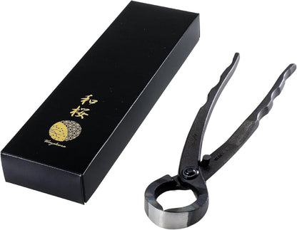 Wazakura Hand Forged Bonsai Root Cutter MADE IN JAPAN 6.7 inch (170 mm), Black Carbon Steel Bonsai Tree Cutter for Branch and Roots, Multipurpose Japanese Gardening Tools