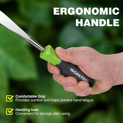 Crack Weeder, 12" Stainless Steel Crevice Weeding Tool with Ash Wooden Handle