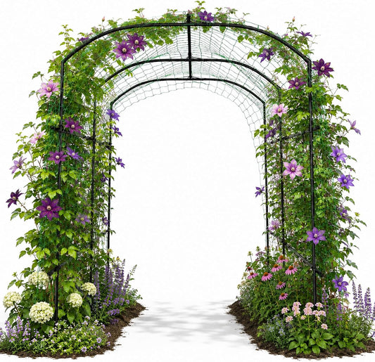 Garden Arch Trellis, 87in H x 75in L Tall Garden Archway