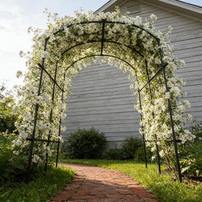 Garden Arch Trellis, 87in H x 75in L Tall Garden Archway