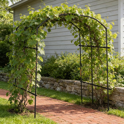Garden Arch Trellis, 87in H x 75in L Tall Garden Archway