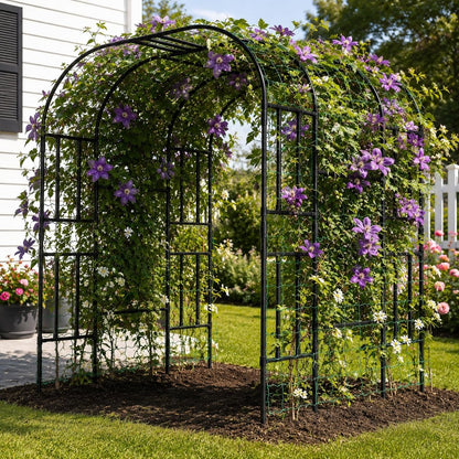 Garden Arch Trellis, 87in H x 75in L Tall Garden Archway