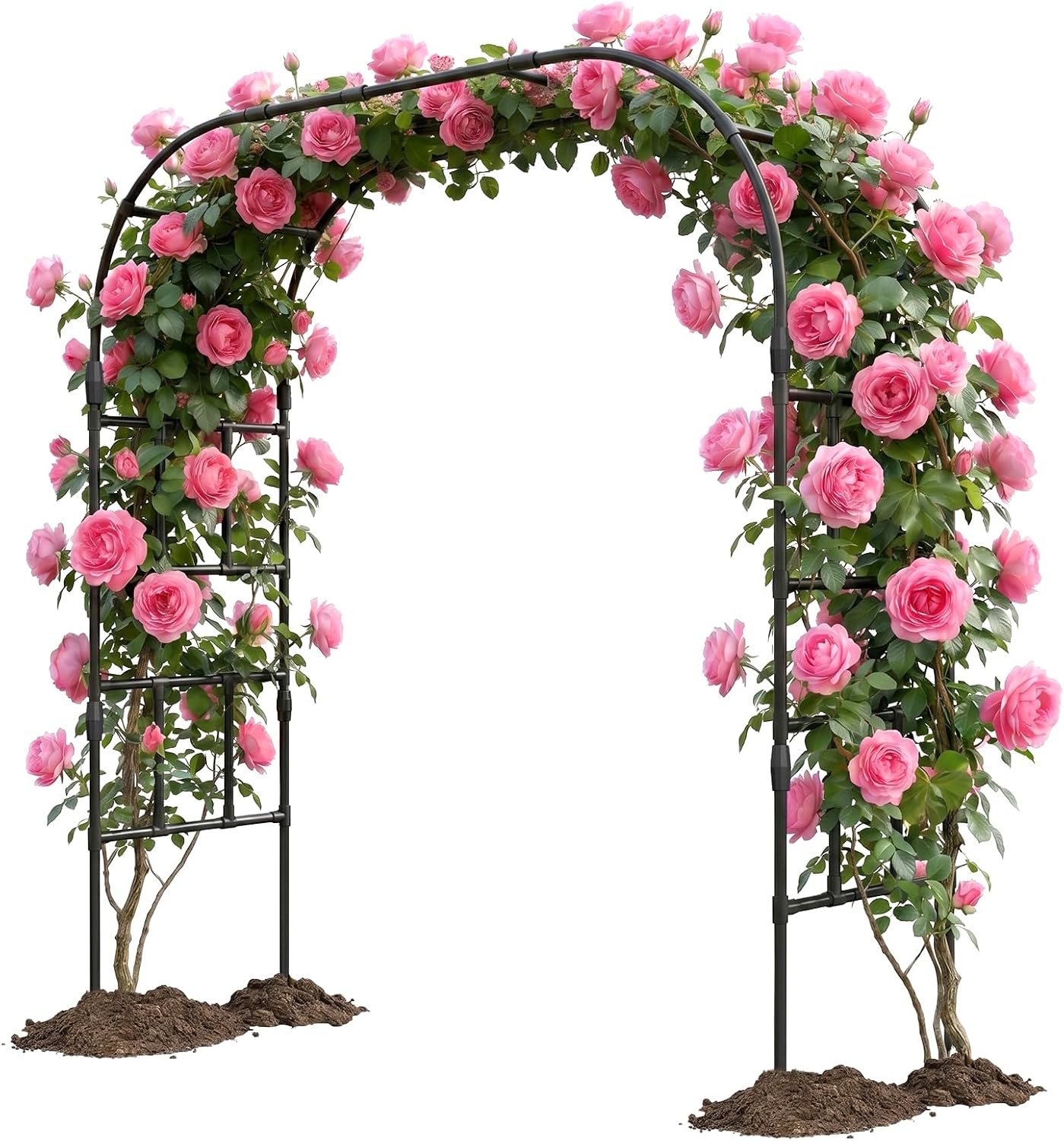Garden Arch Trellis, 87in H x 75in L Tall Garden Archway