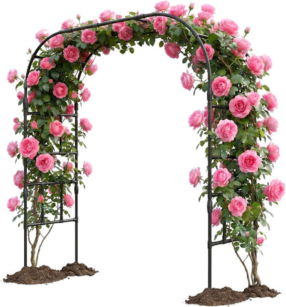 Garden Arch Trellis, 87in H x 75in L Tall Garden Archway