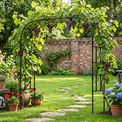 Garden Arch Trellis, 87in H x 75in L Tall Garden Archway