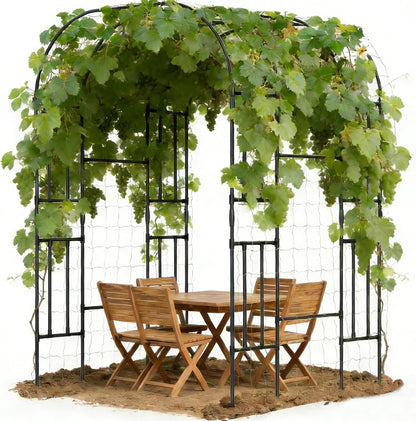 Garden Arch Trellis, 87in H x 75in L Tall Garden Archway