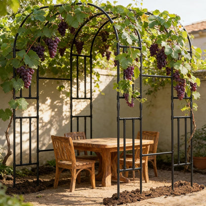 Garden Arch Trellis, 87in H x 75in L Tall Garden Archway