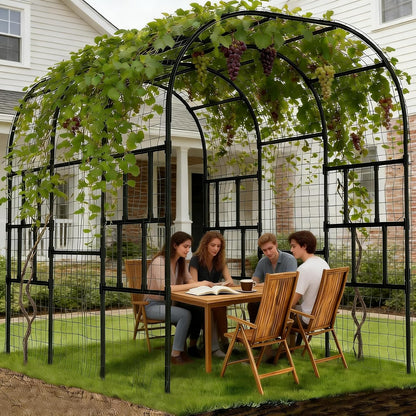 Garden Arch Trellis, 87in H x 75in L Tall Garden Archway