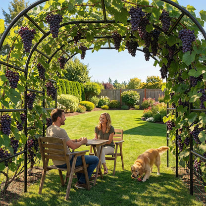 Garden Arch Trellis, 87in H x 75in L Tall Garden Archway