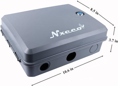 Universal Irrigation Controller Cabinet UCC100, Indoor and Outdoor Box for Sprinkler and Timer Controller, Weather Resistance Mounting Plate, Impact Resistence