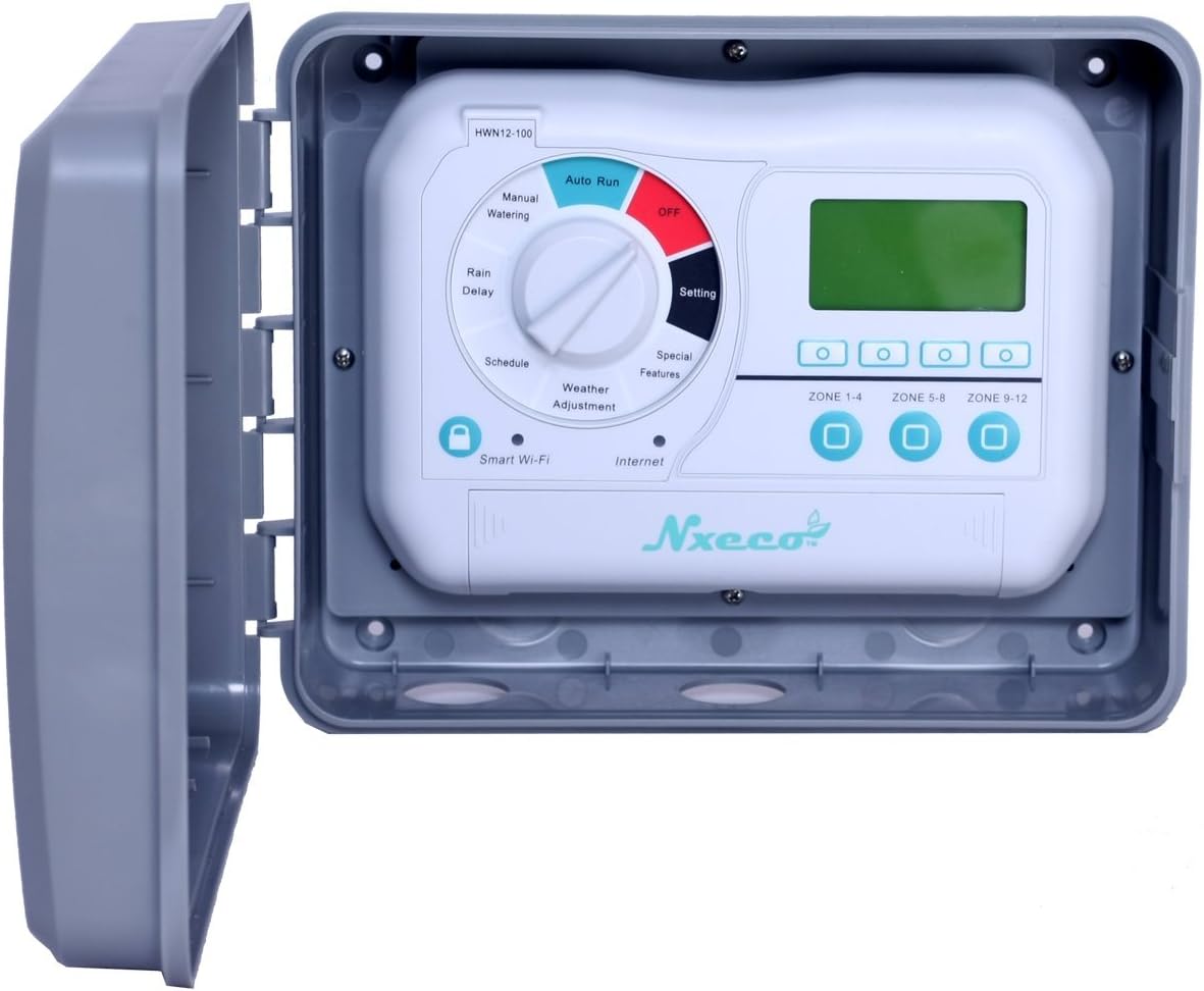 Universal Irrigation Controller Cabinet UCC100, Indoor and Outdoor Box for Sprinkler and Timer Controller, Weather Resistance Mounting Plate, Impact Resistence
