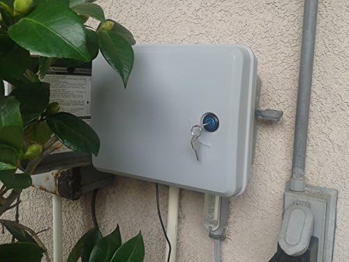 Universal Irrigation Controller Cabinet UCC100, Indoor and Outdoor Box for Sprinkler and Timer Controller, Weather Resistance Mounting Plate, Impact Resistence