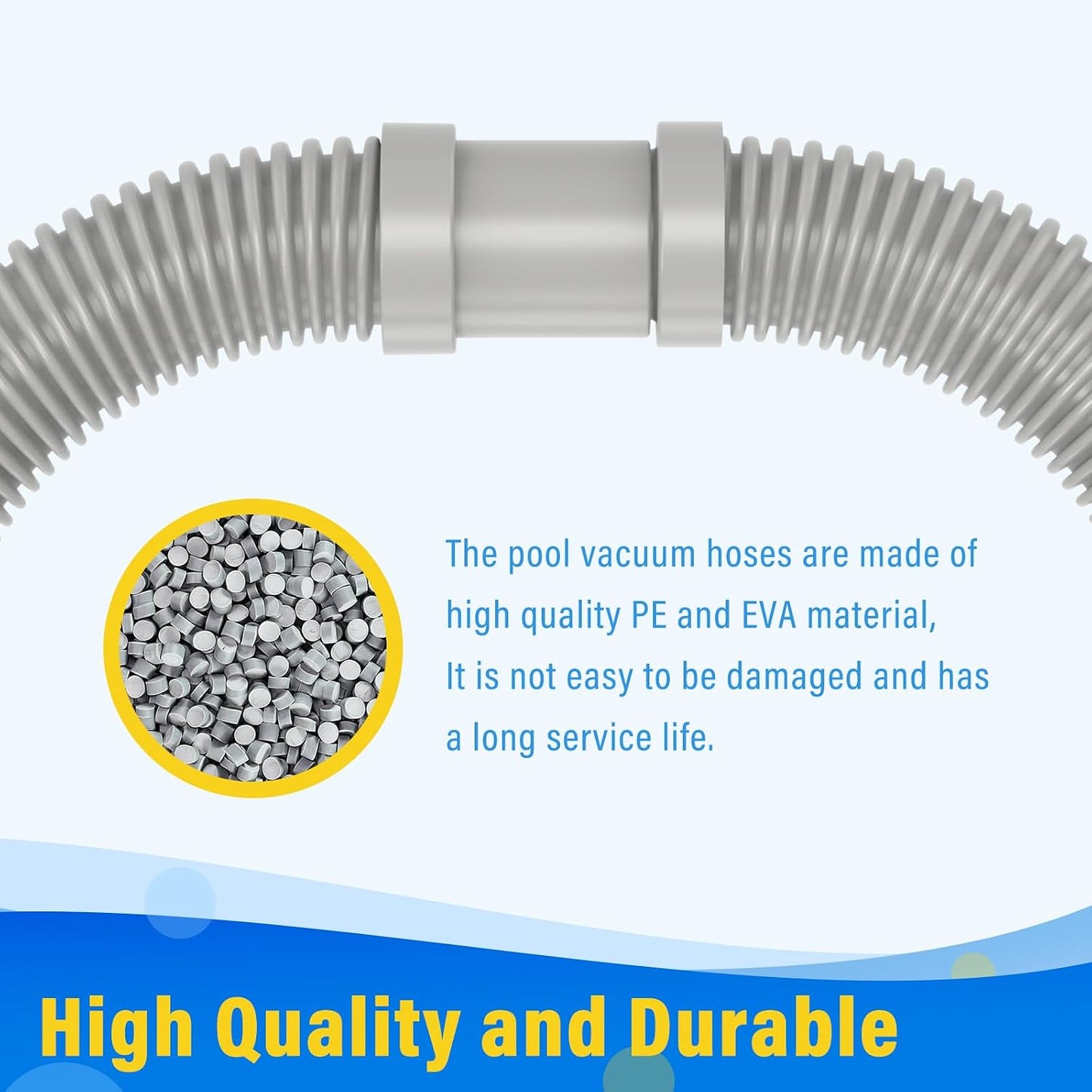 Pool Vacuum Leader Hose V532LG Compatible with Hayward Pool Vac
