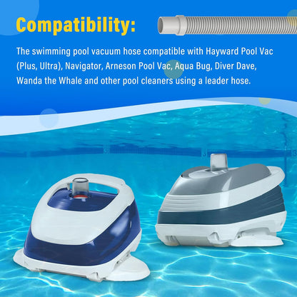Pool Vacuum Leader Hose V532LG Compatible with Hayward Pool Vac