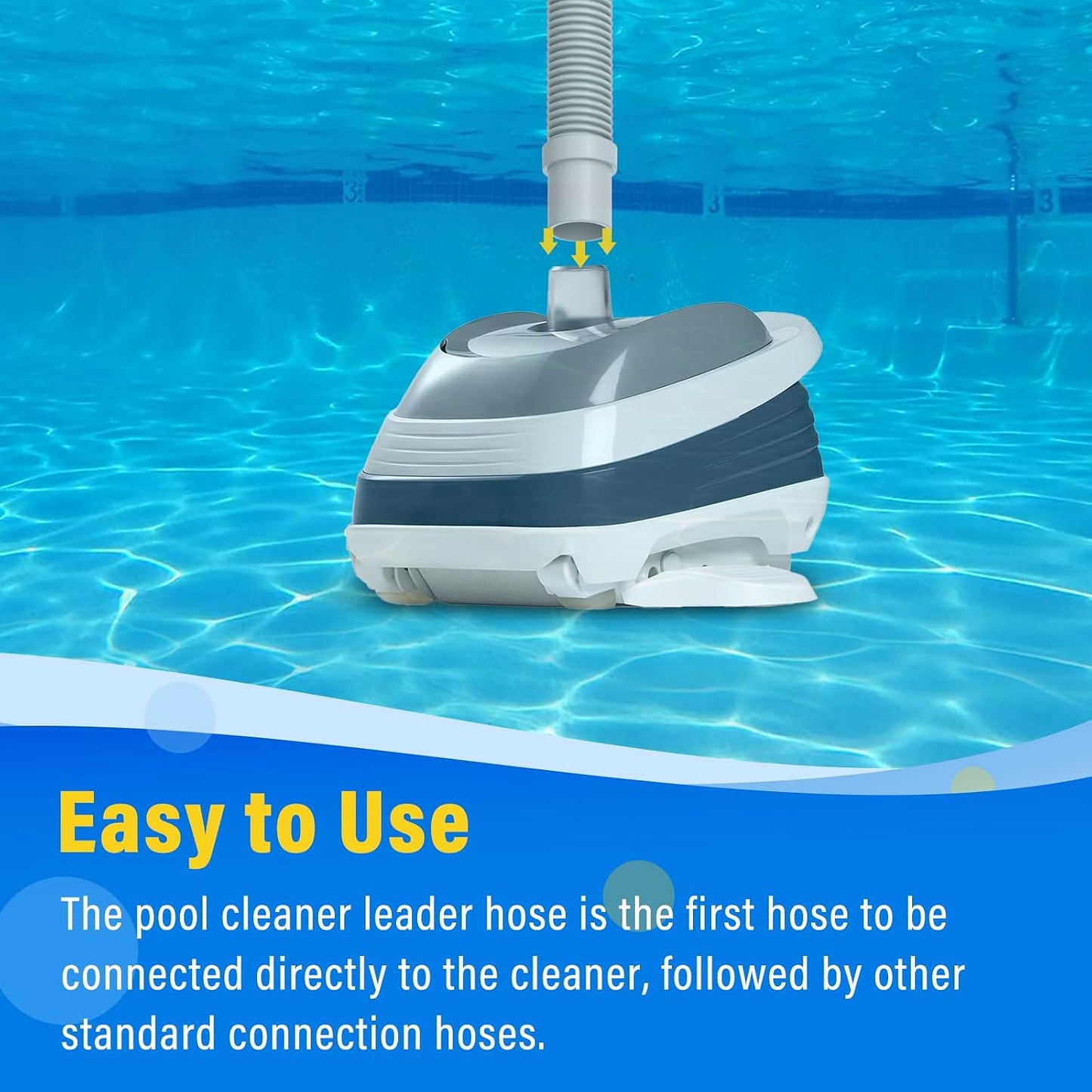 Pool Vacuum Leader Hose V532LG Compatible with Hayward Pool Vac