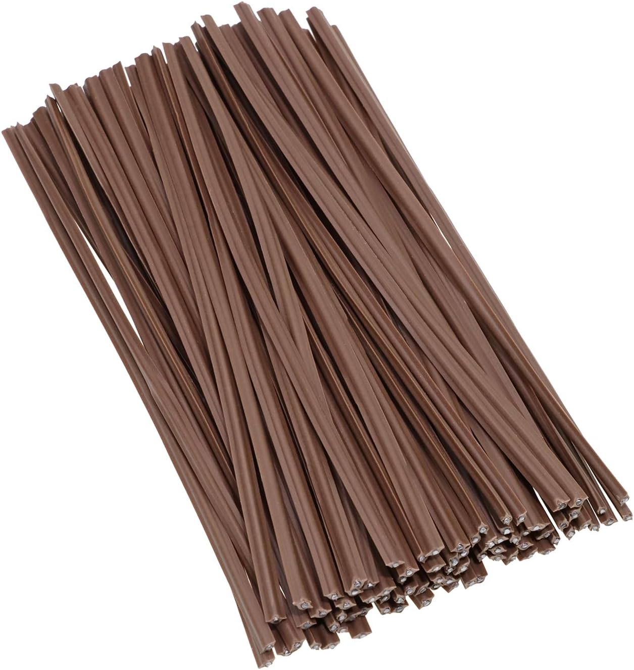 80pcs plastic Twist Ties Plant Ties Reusable Bread Twist Ties cake pop ties Cable Ties Candy Ties for Bags 4 Inch (Purple)