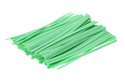 80pcs plastic Twist Ties Plant Ties Reusable Bread Twist Ties cake pop ties Cable Ties Candy Ties for Bags 4 Inch (Purple)