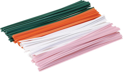 80pcs plastic Twist Ties Plant Ties Reusable Bread Twist Ties cake pop ties Cable Ties Candy Ties for Bags 4 Inch (Purple)
