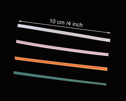 80pcs plastic Twist Ties Plant Ties Reusable Bread Twist Ties cake pop ties Cable Ties Candy Ties for Bags 4 Inch (Purple)