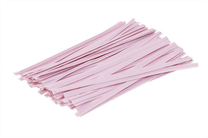 80pcs plastic Twist Ties Plant Ties Reusable Bread Twist Ties cake pop ties Cable Ties Candy Ties for Bags 4 Inch (Purple)