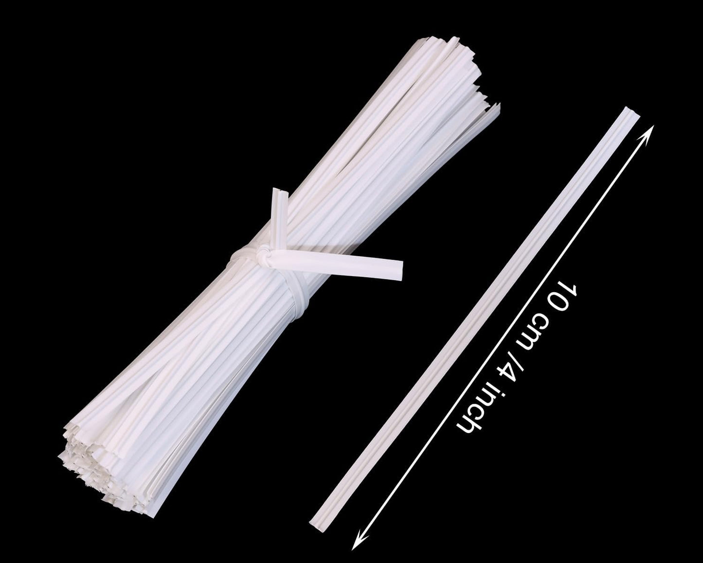 80pcs plastic Twist Ties Plant Ties Reusable Bread Twist Ties cake pop ties Cable Ties Candy Ties for Bags 4 Inch (Purple)