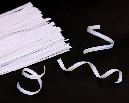 80pcs plastic Twist Ties Plant Ties Reusable Bread Twist Ties cake pop ties Cable Ties Candy Ties for Bags 4 Inch (Purple)