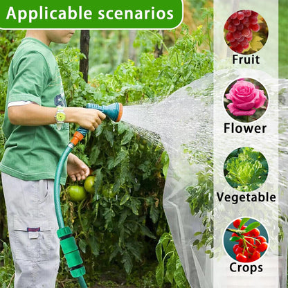 4 Pack Bird Netting for Blueberry Bushes, 3.3 * 4.9Ft Tomato Plant Netting, Plant Covers from Insects, Mesh Plant Protector for Tomatoes, Fruit Tree, Flowers, Vegetables with Drawstring