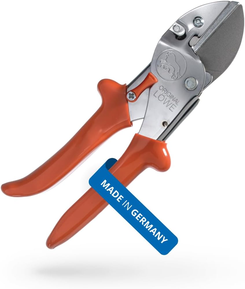 Pro Universal Anvil Shears 1.105 with Steel Blade | 1.5 inch Cutting Length | Versatile Shears for use in Industry & Crafts | For Wood, Plastic, Rubber, Leather, Metal | Made in Germany