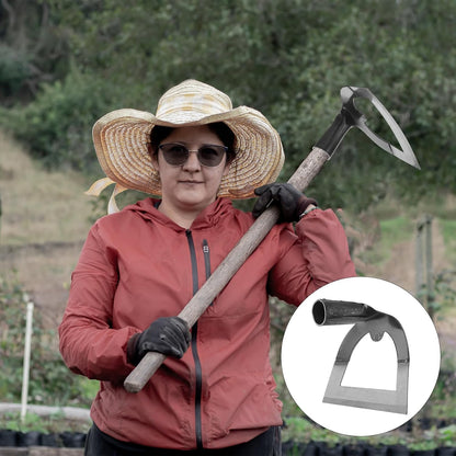 Hollow Hoe Garden Tool Heavy Duty Garden Hoe for Weeding Soil Loosening Ditching Sowing and Tillage Tools for Backyard Farm and Vegetable Beds 8.38 X 6.69 X 4.80 in