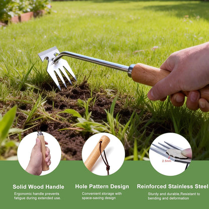 Weed Puller Tool, Weeding Tool, Weed Pulling Tool, Garden Tools, Weed Remover Tool, Stainless Steel, Anti-Detachment, Gardening Essentials, Gardening Hand Tools for Backyard Planting Weeding