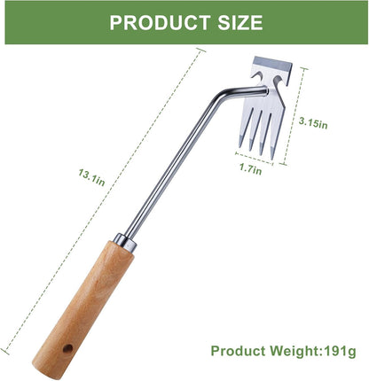 Weed Puller Tool, Weeding Tool, Weed Pulling Tool, Garden Tools, Weed Remover Tool, Stainless Steel, Anti-Detachment, Gardening Essentials, Gardening Hand Tools for Backyard Planting Weeding