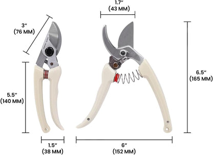 Q130DX Japanese-style Bypass Pruner, 0.5-Inch Cut