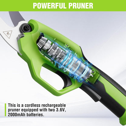 7.2V Electric Pruning Shears, 0.8" Cutting Diameter