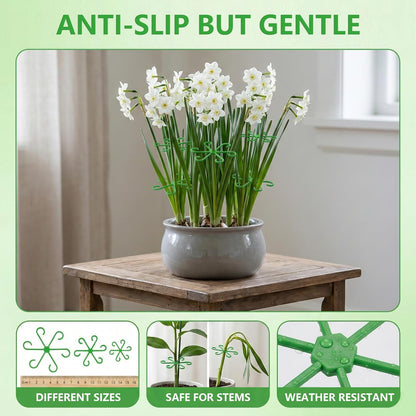 16PCS Plant Stem Support Clips for Indoor Climbing Houseplants