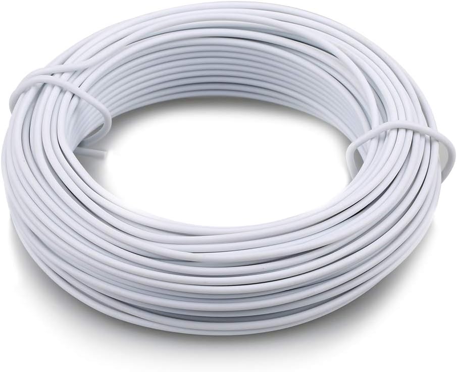 Green Garden Wire 2mm- 100 Feet Garden Plant Ties Plant Wire for Climbing Plants Plants Twist Ties for Tomatoes Support Vines Vegetables Flowers Indoor & Outdoor Gardening Training