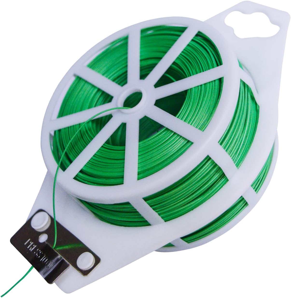 Twist Ties 656ft/200m with Cutter, Reusable Plastic Coated Garden Wire