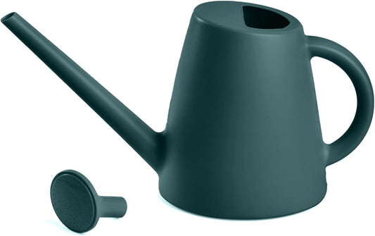 Plant Watering Cans for Indoor and Outdoor Home Garden Plants - with Long Spout - Blackish Green - 1/2 Gallon