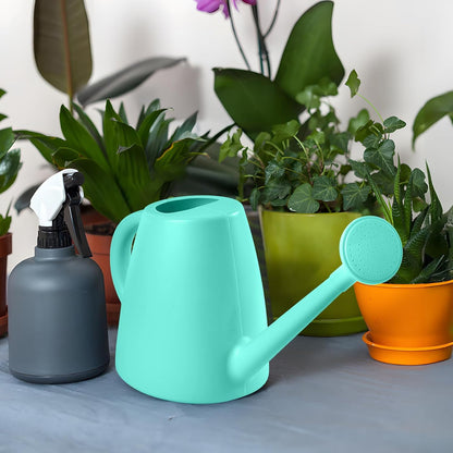 Plant Watering Cans for Indoor and Outdoor Home Garden Plants - with Long Spout - Blackish Green - 1/2 Gallon
