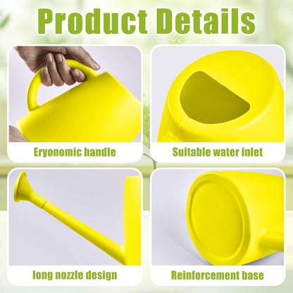 Plant Watering Cans for Indoor and Outdoor Home Garden Plants - with Long Spout - Blackish Green - 1/2 Gallon