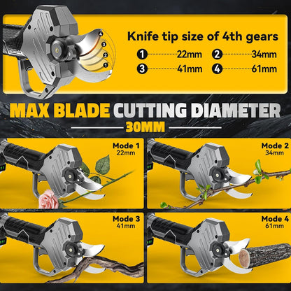 Electric Pruning Shears Replacement Blade, 30MM (1.2 Inch) Cutting Diameter Pruner Blade - SK7 High Carbon Steel Cutting for Garden Pruning Shears Cutter Tool