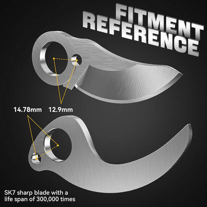 Electric Pruning Shears Replacement Blade, 30MM (1.2 Inch) Cutting Diameter Pruner Blade - SK7 High Carbon Steel Cutting for Garden Pruning Shears Cutter Tool