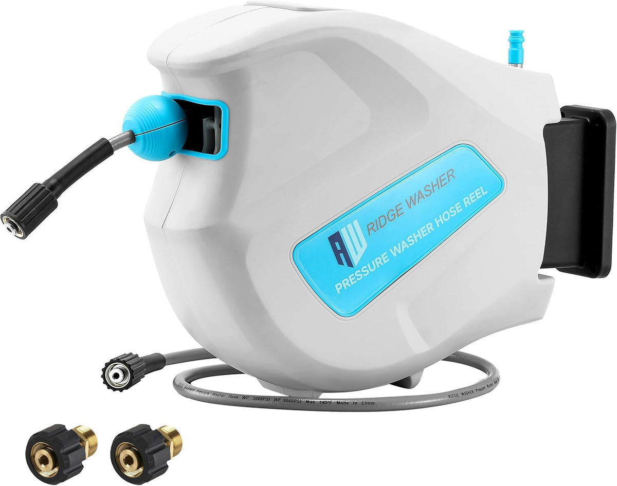Pressure Washer Hose Reel, 65 FT X 1/4''