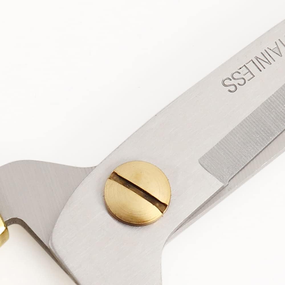 6 Inch All Stainless Steel Sewing Scissors, Sharp Tailor Scissors for Embroidery, Sewing, Craft, DIY Art Work & Daily Use for Home Office School Rose Gold